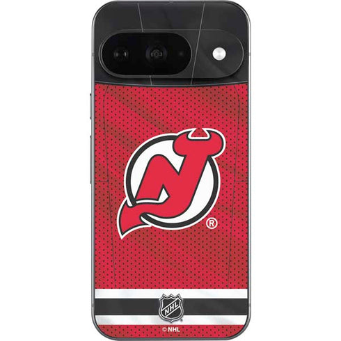 NHL New Jersey Devils Home Jersey Google Pixel 9 Skin